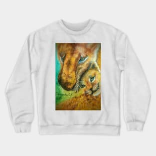 Leo and cub Crewneck Sweatshirt